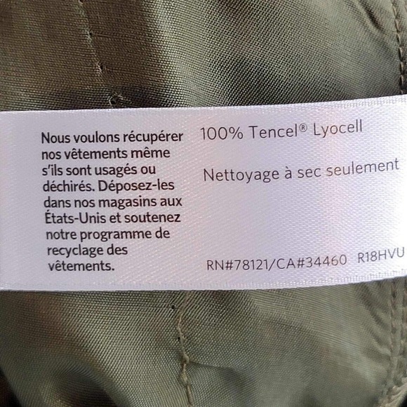 Eileen Fisher Wide Leg Pants Trouser Tencel Stretch Size 12 P Pockets Twill New - Picture 4 of 10